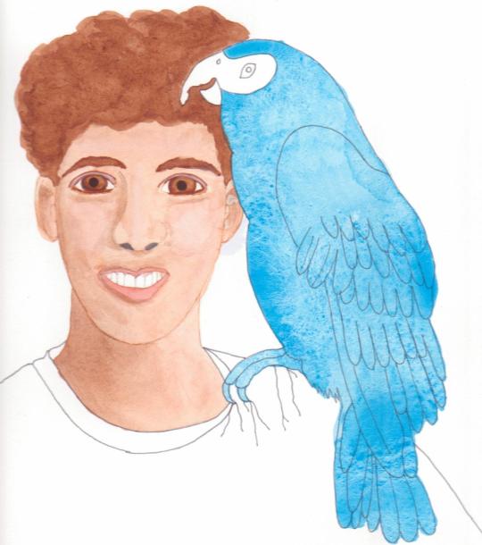 CRISIS COMPANY cover drawing Pete and Loopy 2